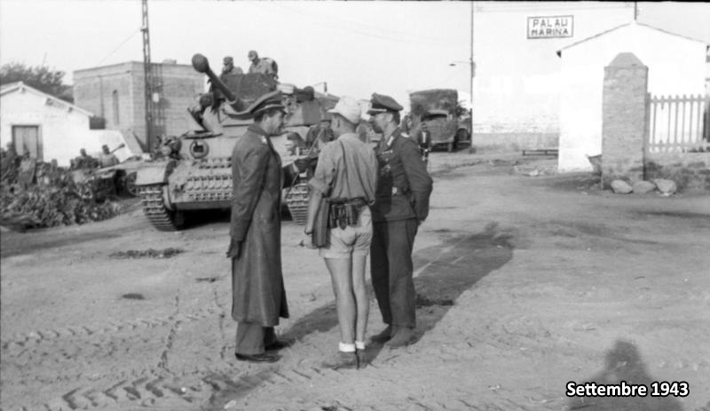 Sardinien, Palau Marina, Offiziere, Panzer IV