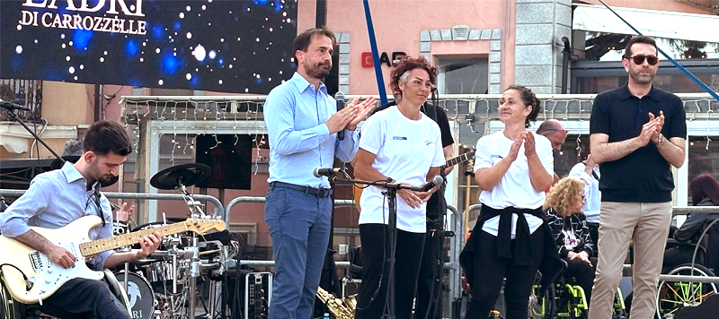 La Maddalena. Grande successo dello “Spin Care Day con i Ladri di Carrozzelle” che hanno animato la Piazza