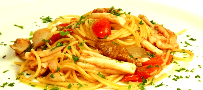 Il Piatto del giorno: “Spaghetti mari e monti”